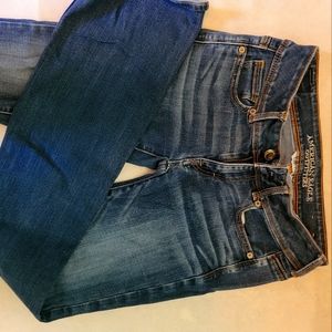 American Eagle Jean's, size 2, xlong, kick boot